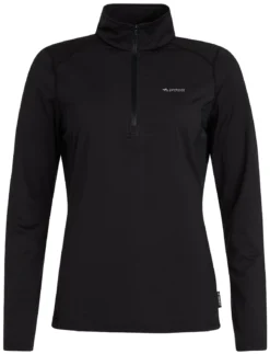 Skipully Protest Women Senna 1/4 Zip Top True Black