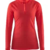 Skipully Craft Nordic Wool Zip Neck Women Pink -Skimateriaal Winkel 1 1904114 2452 Nordic Wool Zip Neck F