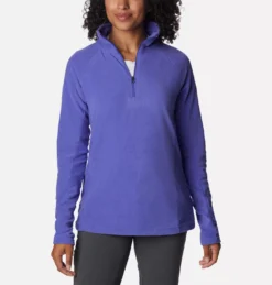 Skipully Columbia Women Glacial IV 1/2 Zip Purple Lotus