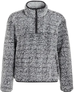 Skipully Protest Women Gerbera 1/4 Zip Top True Black