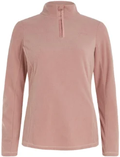 Skipully Protest Women Mutez 1/4 Zip Top Mauvepink