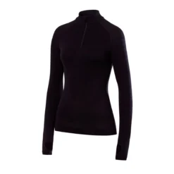 Skipully Falke Women Zipshirt T Black