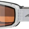 Skibril Alpina Scarabeo S White QH Rubyred