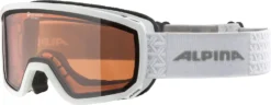 Skibril Alpina Scarabeo S White QH Rubyred