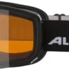 Skibril Alpina Scarabeo S Black DH Orange -Skimateriaal Winkel 1 A7262131 Main