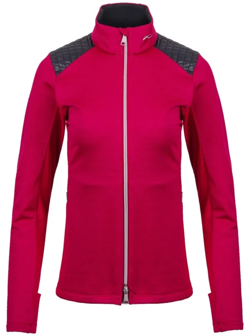 Ski Vest KJUS Women Radun Midlayer Jacket Cranberry