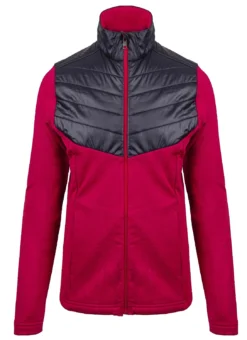 Ski Vest KJUS Girls Jacky Midlayer Jacket Cranberry/Black