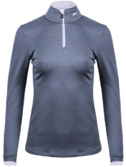 Skipully KJUS Women Feel Half-Zip Steel Blue