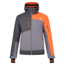 Ski Jas Dare2B Men Travail Pro Jacket Aluminium Ebony Grey