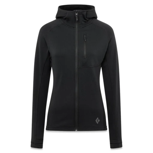 Skipully Black Diamond Women Coefficient Hoody Black