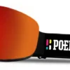 Skibril Poederbaas Freeride Red Orange -Skimateriaal Winkel 1 skibril rood met dubbele lens technologie en anti