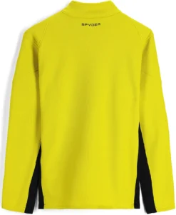 Skipully Spyder Men Bandit Hybrid Half Zip Citron Black -Skimateriaal Winkel 2 205028 361 B master L