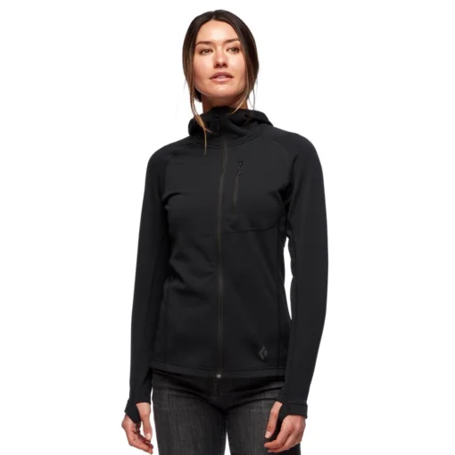 Skipully Black Diamond Women Coefficient Hoody Black - Afbeelding 2