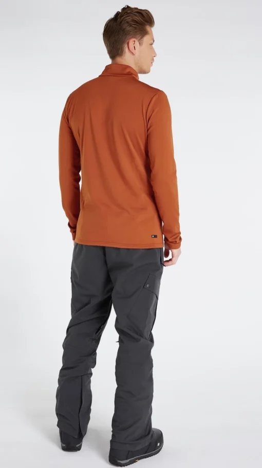 Skipully Protest Men Will 1/4 Zip Top Umberorange - Afbeelding 2