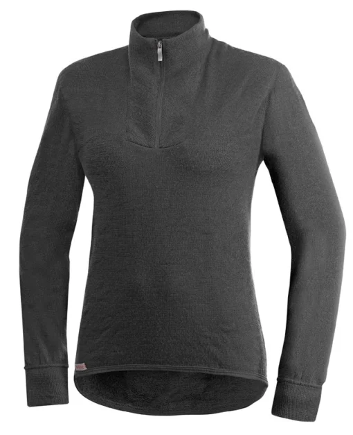 Skipully Woolpower Unisex Zip Turtleneck 200 Grey - Afbeelding 2