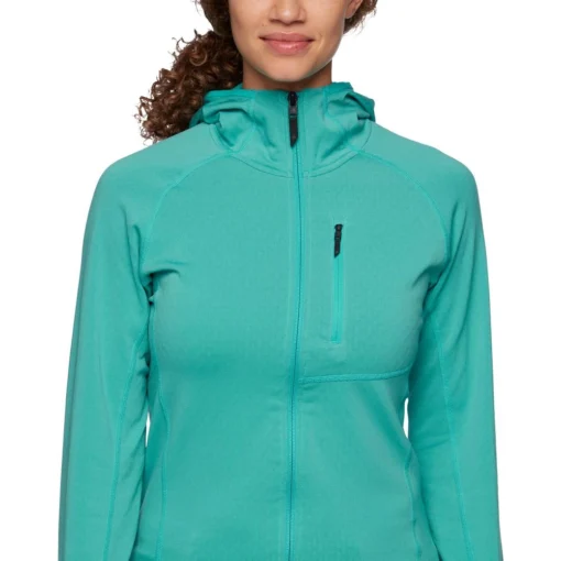 Skipully Black Diamond Women Coefficient Hoody Dark Patina - Afbeelding 2