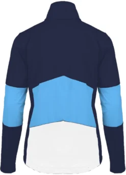 Skipully KJUS Girls Julie Midlayer Half-Zip Atlanta Blue/Pacific Blue -Skimateriaal Winkel 2 K00084 K0008404 PB