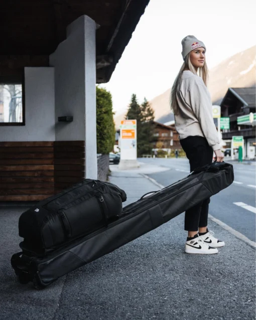 Ski Tas DB Snow Roller Light Black Out 70L - Afbeelding 2