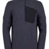 Skipully Spyder Men Bandit Half Zip Ebony
