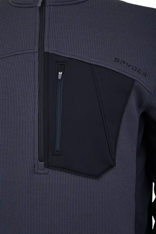 Skipully Spyder Men Bandit Half Zip Ebony - Afbeelding 6