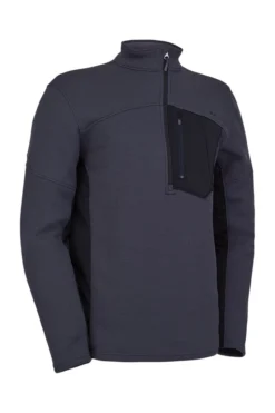Skipully Spyder Men Bandit Half Zip Ebony -Skimateriaal Winkel 205028 029 G 1024x