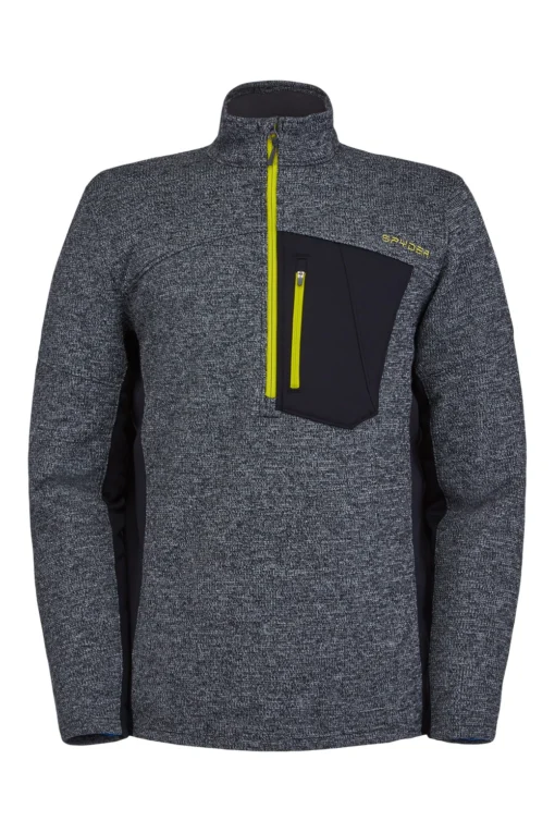 Skipully Spyder Men Bandit Half Zip Black CTS
