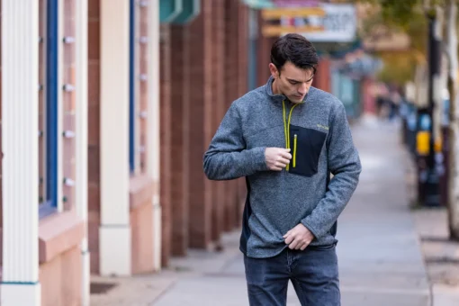 Skipully Spyder Men Bandit Half Zip Black CTS - Afbeelding 4