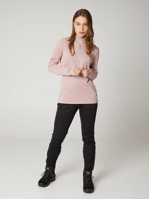 Skipully Protest Women Senna 1/4 Zip Top Mauvepink - Afbeelding 3