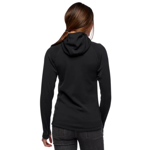 Skipully Black Diamond Women Coefficient Hoody Black - Afbeelding 3