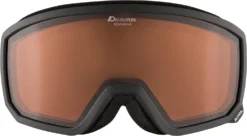 Skibril Alpina Scarabeo S Black DH Orange -Skimateriaal Winkel 3 A7262131 F