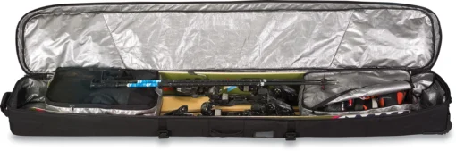 Skitas Dakine Boundary Ski Roller Bag Black 185 Cm - Afbeelding 3