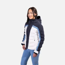 Ski Jas KJUS Women Momentum Jacket Deep Space-White -Skimateriaal Winkel 3 LS15 K07 1001413 D3