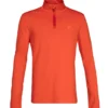 Skipully Protest Men Will 1/4 Zip Orange Fire -Skimateriaal Winkel 3792900 915
