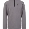 Skipully Protest Boys Perfectym 1/4 Zip Top Dark Grey Melee -Skimateriaal Winkel 3892900 592