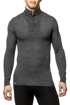 Skipully Woolpower Unisex Zip Turtleneck 200 Grey -Skimateriaal Winkel 4 02062015 DSC0032 5