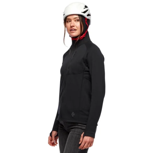 Skipully Black Diamond Women Coefficient Hoody Black - Afbeelding 4