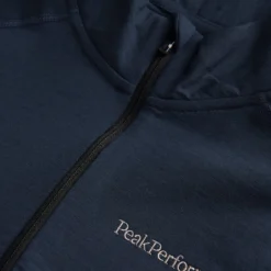 Skipully Peak Performance Men Magic Half Zip Blue Shadow 2021 -Skimateriaal Winkel 4 G76160030 2N3 detail1