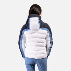 Ski Jas KJUS Women Momentum Jacket Deep Space-White -Skimateriaal Winkel 4 LS15 K07 1001413 D4