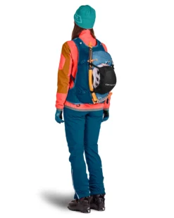 Ski Rugzak Ortovox Women Cross Rider 20 S Pacific Green -Skimateriaal Winkel 4 ORTOVOX 46072 55901 CROSS RIDER 20 S PETROL BLUE M 01 1