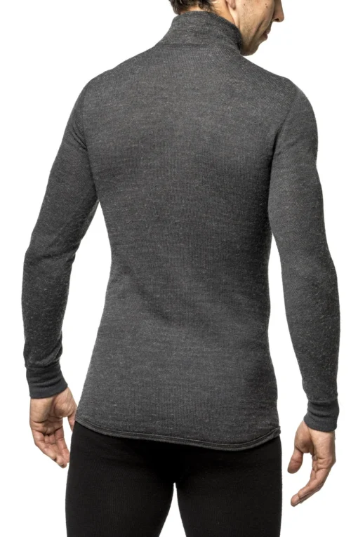 Skipully Woolpower Unisex Zip Turtleneck 200 Grey - Afbeelding 5