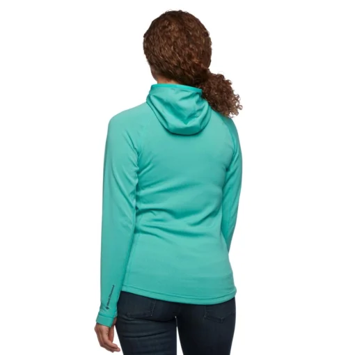 Skipully Black Diamond Women Coefficient Hoody Dark Patina - Afbeelding 5
