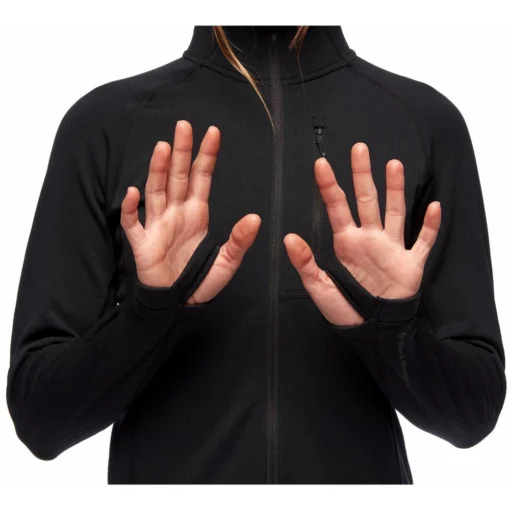 Skipully Black Diamond Women Coefficient Hoody Black - Afbeelding 5