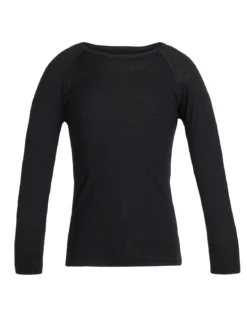 Ondershirt Icebreaker Kids 200 Oasis LS Crewe Black