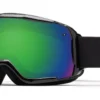 Skibril Smith Grom Junior Black / Green Sol-X Mirror -Skimateriaal Winkel GR6NXBK19
