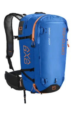 Ski Rugzak Ortovox Ascent 40 Avabag Safety Blue (Airbag Voorbereiding)