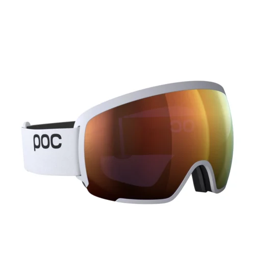Skibril POC Orb Clarity Hydrogen White / Spektris Orange - Afbeelding 3
