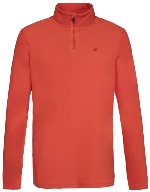 Skipully Protest Men Perfecto 1/4 Zip Top Orange Fire
