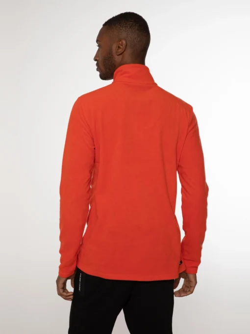 Skipully Protest Men Perfecto 1/4 Zip Top Orange Fire - Afbeelding 6