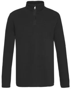 Skipully Protest Men Perfecto 1/4 Zip Top True Black