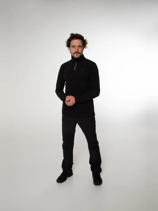 Skipully Protest Men Perfecto 1/4 Zip Top True Black - Afbeelding 3